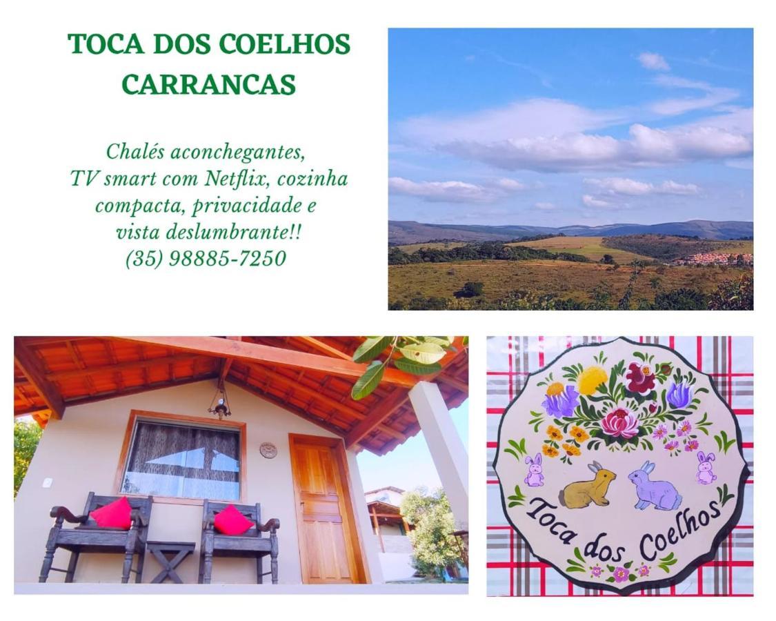 Toca dos Coelhos Chalés Carrancas Exterior foto